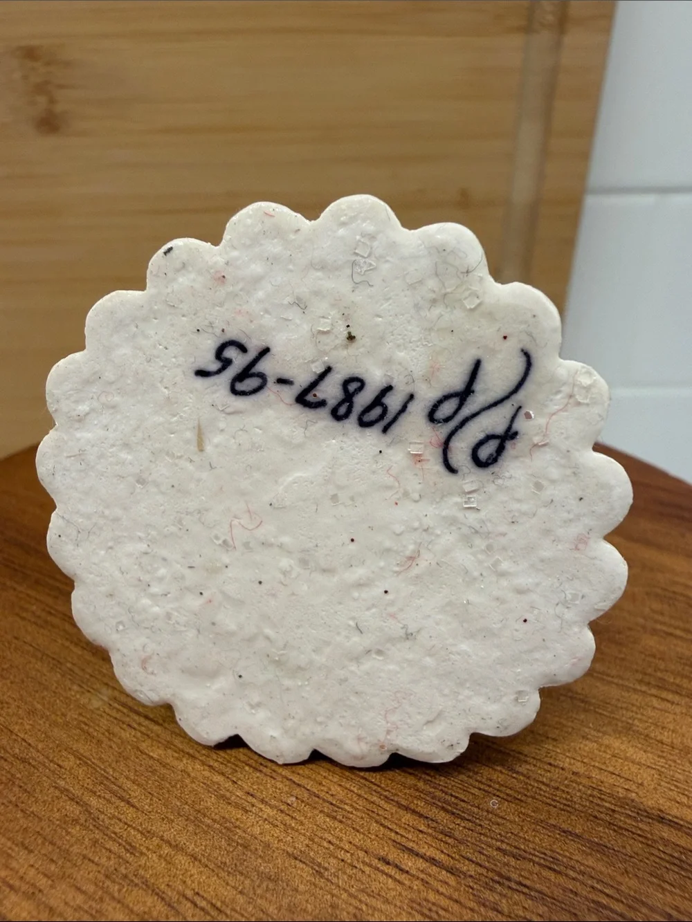 Vintage handmade Post Office Christmas Ornament